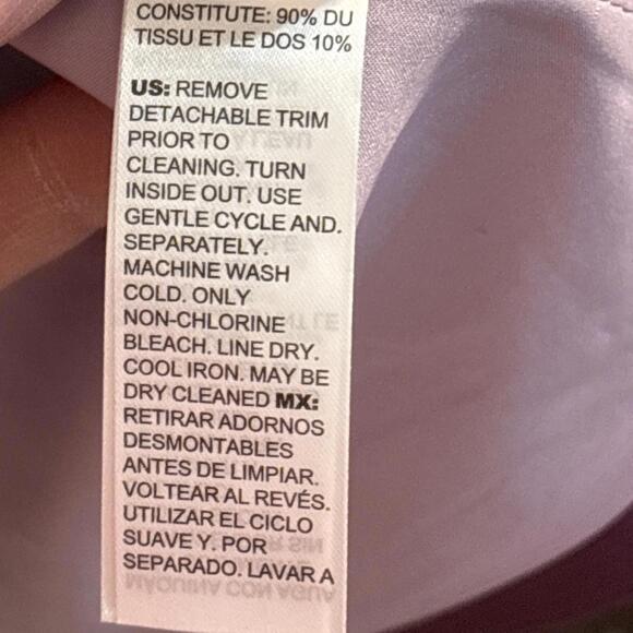 NWT White House Black Market Coat Womens Small Purple Removable Faux Fur Collar - Picture 15 of 16